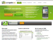 Tablet Screenshot of platiprinsms.ro